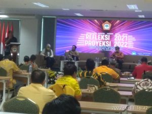 Refleksi 2021 Proyeksi 2022 Diskusi Nasional DPP Partai Golkar