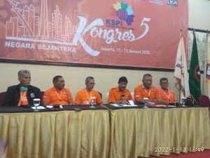 KONGRES KE-5 KSPI MENOLAK PEMBAHASAN OMNIBUSMAN