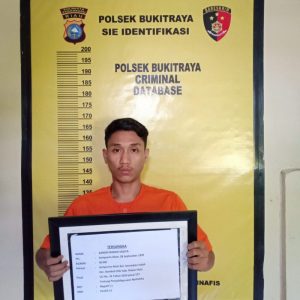 Polsek Bukit Raya Ungkap Kasus Diduga Tindak Pidana Narkotika Jenis Pil Ekstasi