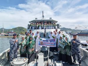 Unsur Patroli Lanal Sibolga Terima Kunjungan Outing Class dan Wisata Edukasi Pelajar MTS Nurul Yaqin Tapanuli Tengah