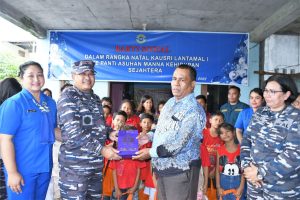 Danlantamal I Kunjungan Kasih ke Panti Asuhan Dalam Rangka Hari Raya Natal 2022