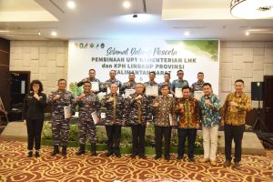Danlantamal XII Pontianak Terima Penghargaan Dari Kementerian Lingkungan Hidup dan Kehutanan Republik Indonesia