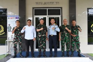 Bangun Sinergitas, Komandan Lanal TBA Terima Kunjungan Kepala Imigrasi Kelas II TPI TBA