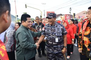 Danlantamal XII Pontianak Hadiri Acara Perayaan Imlek 2574 dan Cap Go Meh Singkawang 2023