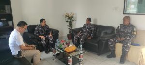 Danlanal Bintan Terima Kunker Ketua Pengprov Perkemi Kepri