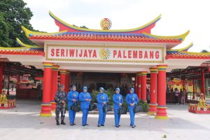 Pangkalan TNI AL Palembang Terima Kunker Ranting H Cabang 7 Gabungan Jalasenastri Mabesal