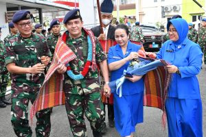 Kunjungan Danlantanal II Padang Di Lanal Sibolga Disambut Sukacita Oleh Prajurit dan PNS Lanal Sibolga