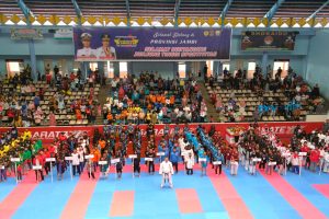 Turnamen Karate Piala Danlanal Palembang Se-Sumatera Tahun 2023 Dibuka Secara Resmi Oleh Gubernur Provinsi Jambi