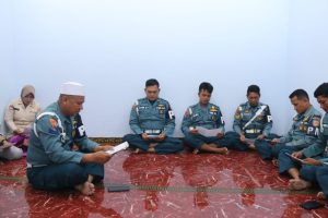 Menjelang HUT Ke-77 Pomal Tahun 2023, Pomal Lanal Palembang Gelar Doa Bersama