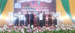 Danlanal Simeulue Hadiri FGD Identifikasi Percepatan Pembangunan Kabupaten Simeulue