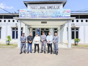 Komandan Lanal Simeulue Terima Kunjungan Kehormatan (Courtesy Call) Kepala Kejaksaan Negeri (Kajari) Simeulue