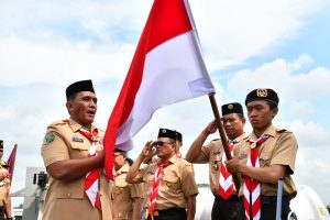 Pelantikan Danlantamal XII Pontianak Menjadi Majelis Pembimbing dan Pimpinan Saka Bahari Tingkat Daerah Kalimantan Barat