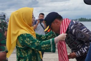 Danlantamal XII Pontianak Menyambut Kembalinya Tim Ekspedisi Rupiah Berdaulat (ERB) 2023
