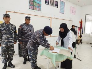 TNI AL Lanal TBA Berikan Pelatihan LDDK Bentuk Kedisiplinan dan Karakter Siswa SMAN 3 Tanjung Balai
