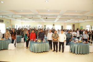 Danlantamal XII Pontianak Hadiri Penyerahan Sertifikat oleh Menteri Agraria dan Tata Ruang/Kepala Badan Pertanahan Nasional RI