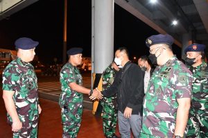 Danlantamal I Sambut Panglima Komando Armada I Di Bandara Kualanamu Deli Serdang