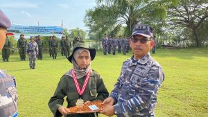 TNI AL Lhokseumawe Laksanakan Penutupan Latihan Bela Negara Program Kewiraan PT. Perta Arun Gas Tahun 2023