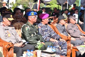 Lantamal XII Ikuti Upacara Gelar Ops Gaktib “Waspada Wira Mandau” dan Ops Yustisi “Citra Wira Mandau” Polisi Militer TA 2023