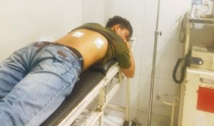 Relawan Mitra MRC ditusuk OTK di Lampu Merah Cibinong City Mall