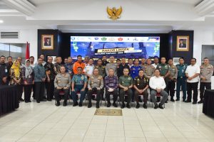 Danlantamal XII Hadiri Rapat Koordinasi Lintas Sektoral “Ketupat-Kapuas Tahun 2023