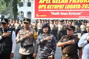Lanal Bandung Terlibat Apel Gelar Pasukan Ketupat Lodaya 2023