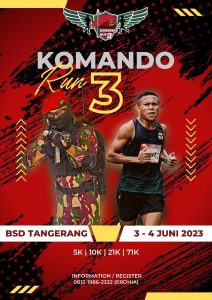 Kopassus Gelar Komando Run 3, Indonesia Convention Exhibition BSD di Tangerang
