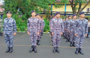 Dukungan dan Partisipasi TNI AL Lanal Bengkulu Dalam Peringatan Hari Otonomi Daerah XXVII Tahun 2023