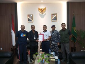 Komandan Lanal Bintan Laksanakan Kunjungan Courtesy Call CALL (CC) Ke Kajari Bintan
