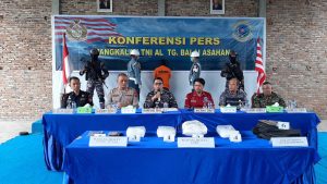TNI AL Tangkap Kapal Penyelundup Narkoba di Perairan Tanjung Balai Asahan