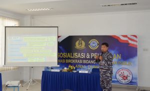 Personel Lanal Dumai Ikuti Pelatihan Reformasi Birokrasi Bidang Pelayanan Publik