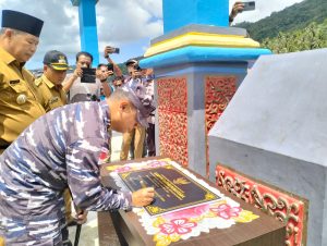 Peresmian Desa Temburun Sebagai Kampung Bahari Nusantara (KBN) Lanal Tarempa