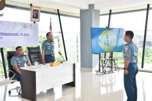 Kunjungi Lantamal XII, Kadiskumal Buka Diseminasi Hukum Humaniter Internasional TA. 2023