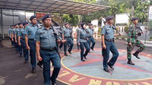 Tingkatkan Keterampilan, Kemampuan Fisik dan Naluri Tempur serta Kerjasama Tim, Prajurit Lanal Bandung Laksanakan Latihan PBB 