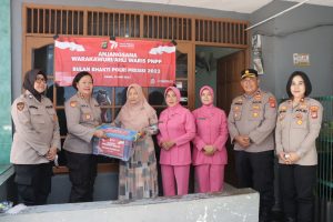 Menyambut Hari bhayangkara ke 77, Polres Metro Jakarta Barat Melaksanakan Kegiatan Anjangsana