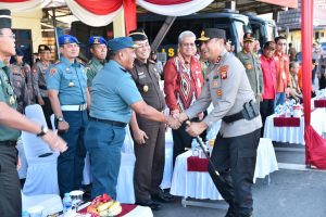 Danlantamal XII Ikuti Apel Kesiapan Operasi Bina Karuna Tahap II Tahun 2023