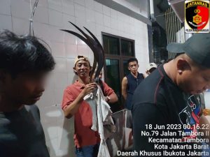 Kurang Dari 1 x 24 Jam Polsek Metro Taman Sari Berhasil Mengungkap Kasus Tawuran
