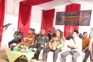 Dandim 0507/Bekasi Bersama Camat Dan Lurah Ikuti Acara Peresmian Penggunaan Fasilitas Air Bersih Secara Virtual