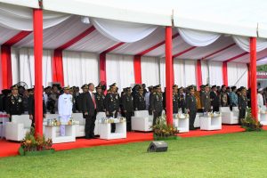 Lantamal I Ikuti Upacara Hari Bhayangkara Ke-77 Tahun 2023 Di Mako Polda Sumatera Utara