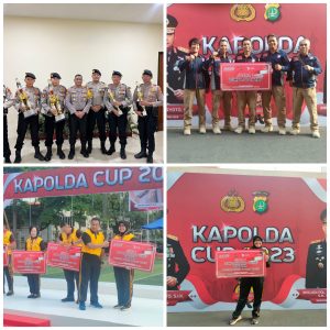 Polres Metro Jakarta Barat sabet beberapa Juara tingkat polda Metro Jaya dalam rangka perlombaan menyambut Hari bhayangkara ke 77. 