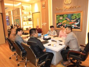 Polres Metro Jakarta Barat menerima Audiensi dari organisasi kepemudaan Gerakan Muda Pembaruan Indonesia (GEMPAR)
