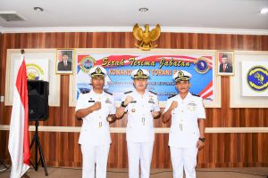Acara Serah Terima Jabatan Komandan KRI Torani-860 di Satrol Lantamal I