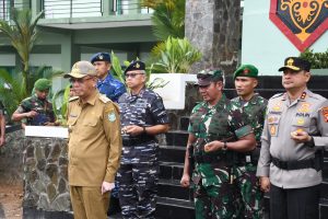 Danlantamal XII Hadiri Apel Gelar Pasukan Karhutla Kalimantan Barat