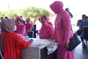 Lantamal XII Gelar Donor Darah Bersama PMI Pontianak Dalam Rangka HUT Ke-8 Lantamal XII
