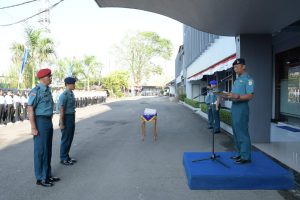 Penandatangan Fakta Integritas Penerimaan Calon Bintara dan Tamtama PK TNI AL Gelombang II TA 2023 Sub Panda Lanal Palembang
