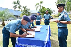 Jelang Seleksi Penerimaan Prajurit TNI AL, Lanal Sabang Gelar Penandantanganan Pakta Integritas 