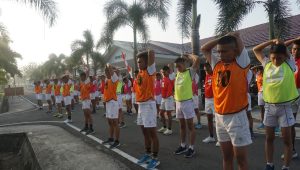 Calon Prajurit TNI AL Tahun 2023 Sub Panda Lanal Bengkulu Jalani Tes Samapta Jasmani