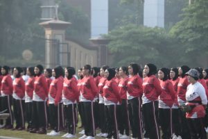 Rangkaian Hari Jadi  ke-75  Polwan RI Gelar Olahraga Bersama