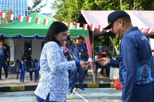Meriahkan HUT Ke-78 RI, TNI AL Lanal TBA Gelar Berbagai Lomba