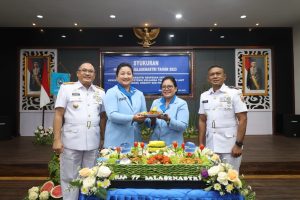 Danlantamal I Bersama Ketua Korcab I DJA I Laksanakan Syukuran HUT Ke-77 Jalasenastri