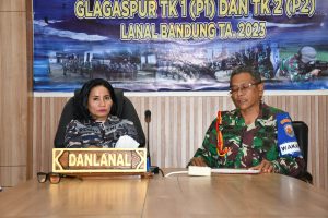Komandan Lanal Bandung Tutup Uji Terampil Glagaspur P1/P2 Tahun 2023